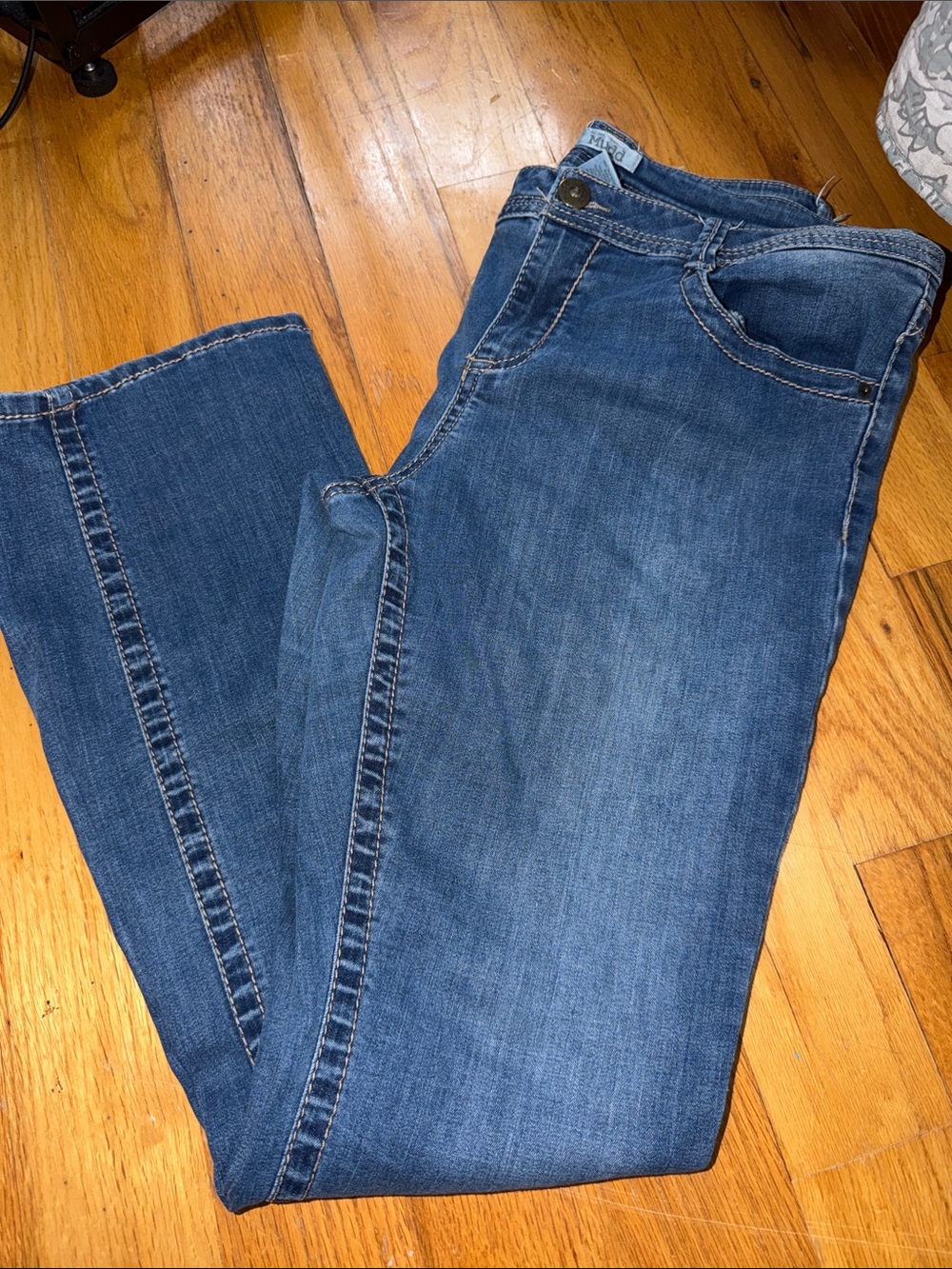 Mudd Women's Boot Cut Jeans in Blue Denim